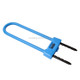 Glass Door Double open U-lock Anti Hydraulic Shear Lengthened Mechanical Code Lock(Blue)