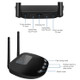 B28 2 in 1 Dual Antenna Style Bluetooth 5.0 Audio Adapter Transmitter Receiver, Support Optical Fiber & AUX & LED Indicator
