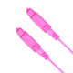 15m EMK OD2.2mm Digital Audio Optical Fiber Cable Plastic Speaker Balance Cable(Pink)