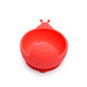 Snail Shape Silicone Baby Suction Bowl Slip Resistant Learning Feeding Tableware Baby Dinnerware Set(Red)