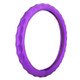 Universal Car Wave Matte Leather + Cotton Steering Wheel Cover, Diameter: 38cm(Purple)