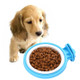 Colorful Fixed Style Suspensibility Detachable Dogs Pet Bowls, Bowl Size: S, 10*3.0*3.0 cm (Blue)