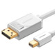 Ugreen MD105 1.5m 4K HD Thunderbolt Mini Display Port to DisplayPort Converter Cable(White)