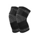 2 PCS Fitness Running Cycling Bandage Knee Support Braces Elastic Nylon Sports Compression Pad Sleeve, Size:s(Black)