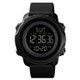 Skmei 1540 Fashion Outdoor Sports Large Dial Student Watch Multi Function Waterproof Mens Electronic Watch(Black)