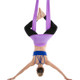 Household Handstand Elastic Stretching Rope Aerial Yoga Hammock Set(Light Purple)