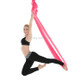 Household Handstand Elastic Stretching Rope Aerial Yoga Hammock Set(Pink)