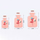 250ml Water Injection Hot Water Bottle Creative Mini PVC Irrigation Water Heating Bag(Pink)