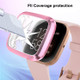 ENKAY Hat-prince Full Coverage Electroplate TPU Case for Fitbit Versa 2(Pink)