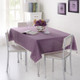 Decorative Tablecloth Imitation Linen Lace Table Cloth Dining Table Cover, Size:110x160cm(Purple)