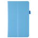 Litchi Texture Horizontal Flip Leather Case with Holder for Galaxy Tab A8.0 T290(Sky Blue)