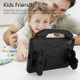 For GalaxyTab S6 10.5 T860 EVA Material Children Flat Anti Falling Cover Protective Shell With Thumb Bracket(Black)