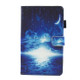 For Galaxy Tab A 8.0  / T380 & T385 Night Sky Pattern Horizontal Flip Leather Case with Holder & Card Slots