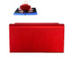 Creative Rose Rotating Ring Box Marriage Wedding Ring Box(Red)