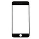 for iPhone 8 Plus Front Screen Outer Glass Lens with Front LCD Screen Bezel Frame(Black)