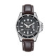 CAGARNY 6863 Fashion Waterproof Quartz Movement Wrist Watch with Leather Band(Coffee)