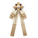 Ladies Court Style Cloth Brooch Lace Bow-knot Bow Tie Costume Accessories, Style:Pin Buckle Version(Champagne)