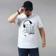 Plus Fat Plus Size Cotton Short-sleeved Men T-shirt (Color:White Size:XXXXL)