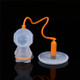 Creative Diver Shape Tea Strainer Filter Silicone Teabags(Orange)
