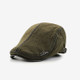 Knitted Peaked Cap Autumn And Winter Thick Warm Beret(Army Green)