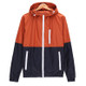 Trendy Unisex Sports Jackets Hooded Windbreaker Thin Sun-protective Sportswear Outwear, Size:XXL(Orange)