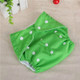 Baby Cloth Reusable Diapers Nappies Washable Newborn Ajustable Diapers Nappy Changing Diaper Children Washable Cloth Diapers, Size:Insert(Green)