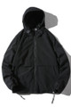 Hooded Youth Windproof Casual Trend Simple Jacket for Men (Color:Black Size:L)