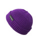 A21 Short Beanie Retro Hip Hop Knitted Cap, Size:One Size(Purple)
