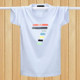 Men Short-sleeved T-shirt Plus Fat Loose Half-sleeved Casual Under Shirt (Color:White Size:XXXXL)