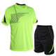 Men Running Fitness Suit Quick-drying Clothes (Color:Fluorescent Green Size:XXXXL)