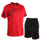 Men Running Fitness Suit Quick-drying Clothes (Color:Red Size:XXXXXL)