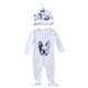 Baby Long Sleeve Printed One-piece Suit (Color:Pug Size:73)