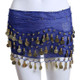 Women Chiffon Dancing Belt (Color:Blue Size:One size)