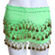 Women Chiffon Dancing Belt (Color:Green Size:One size)