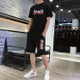 Men Fitness Sportswear Quick-drying Suit (Color:Black Size:M)