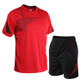 Men Running Fitness Suit Quick-drying Clothes (Color:Red Size:XXXXL)