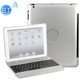 P2095 For iPad 4 / 3 / 2 Laptop Version Aluminum Alloy Bluetooth Keyboard Tablet Case(Silver)