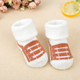 3 Pairs Newborn Thick Cotton Baby Socks, Size:S(Light Coffee Shoes)