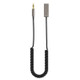 WIWU YP04 Car AUX Wireless Bluetooth Spring Audio Cable(Black)