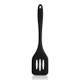 3 PCS One-piece High Temperature Resistant Silicone Non-stick Spatula Kitchen Kitchenware Leak Shovel(Black)