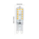 10PCS YWXLight AC 110-130V AC 220-240V G9 22LEDs 5W 2835SMD Dimmable Transparent Peanut Lamp (Color:220V Size:Warm White)