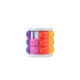 3 PCS Corn Magic Cube Cylindrical Rotating  Magic Cube Educational Decompression Toy, Colour: 3-layer White