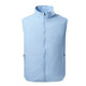 Refrigeration Heatstroke Prevention Outdoor Ice Cool Vest Overalls with Fan, Size:S(Light Blue)