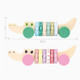 Children Number Puzzle Arithmetic Multicolor Rotating Shaft Baby Early Education Wooden Teaching Aids, Style: Crocodile Pink