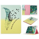 For iPad 10.5 inch Colored Drawing Pattern Horizontal Flip PU Leather Case with Holder & Card Slots & Wallet(Feather)