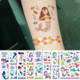 10 PCS Children Cartoon Bronzing Water Transfer Tattoo Stickers(WE007)