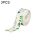 3 PCS Kitchen Bathroom Anti-mildew Adhesive Tape Stove Anti-oil Sticker, Style:White Background(Colorful Leaves)
