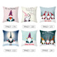 3 PCS Cartoon Printed Christmas Pillowcase Peach Skin Home Sofa Pillow Cover, Without Pillow Core, Size: 45x45cm(TPR421-22)