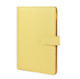 Notepad Cover Loose Leaf Handbook Protector Simple and Fresh Stationery, Color:A6 Lemon Yellow