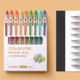 9 Colors / Bag SHANDS Push Colorful Neutral Pen Hand Account Sign Hand Drawn Pen(S619-C Color Series)
